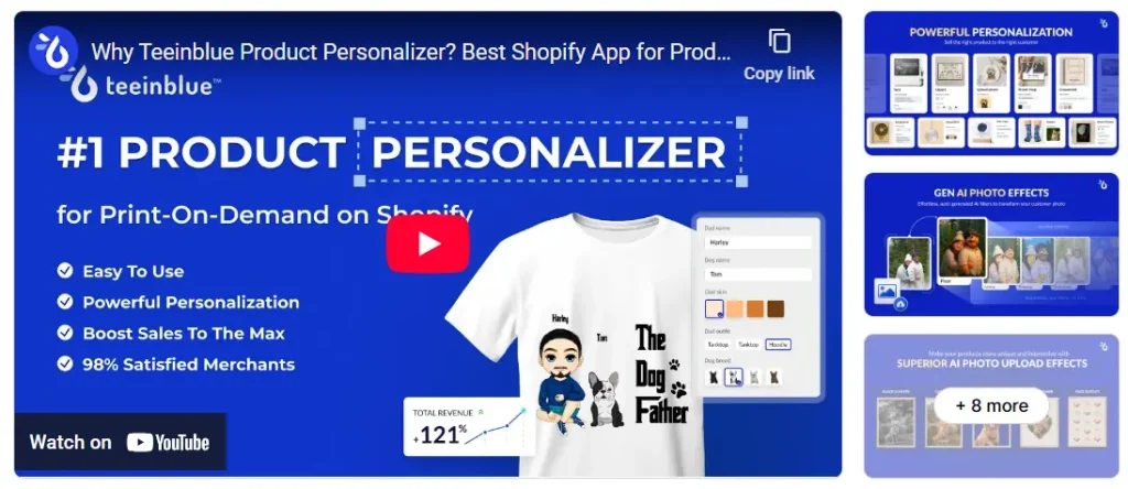 #1 Product Personalizer for Print-On-Demand on Shopify